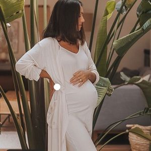 Nothing Fits But maternity dress cardigan set EUC